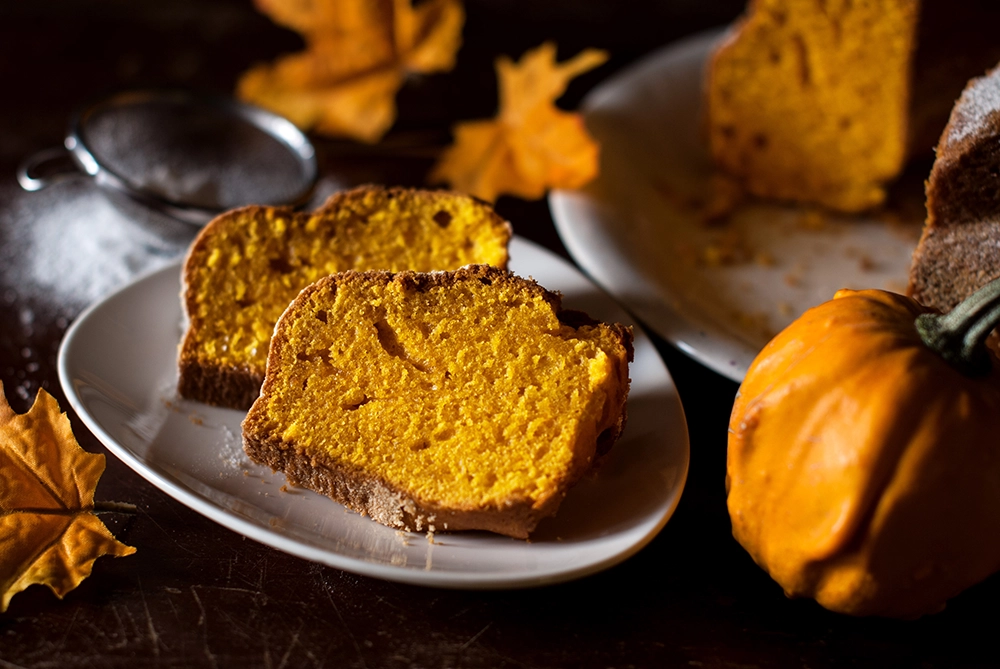 Pumpkin cake, spiced bundt cake, fall dessert