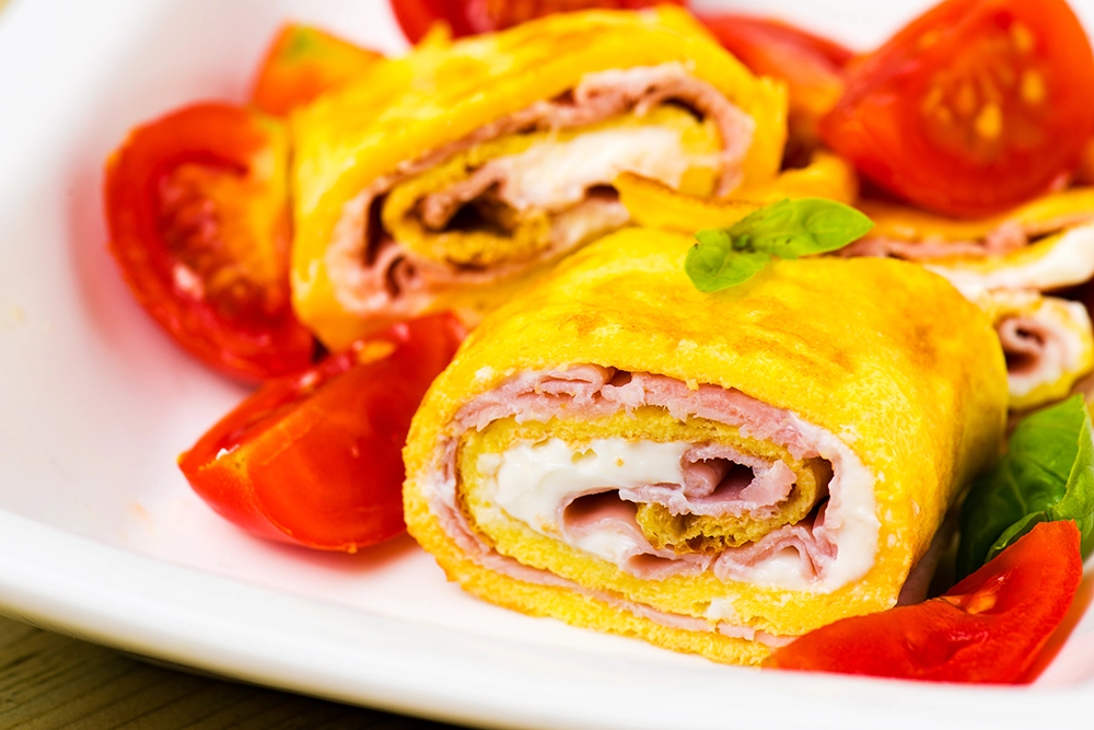 baked egg rolls, egg roll recipe, healthy egg rolls