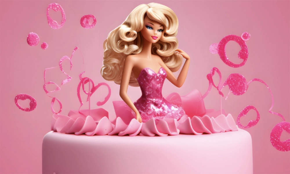 Barbie Doll Cake, Princess Cake, Doll Skirt Cake