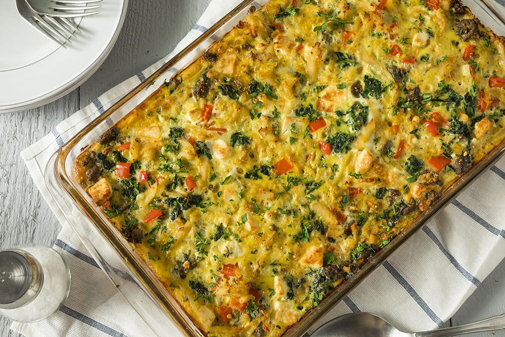 Easy Make-Ahead Breakfast Casserole: A Perfect Egg Bake Recipe