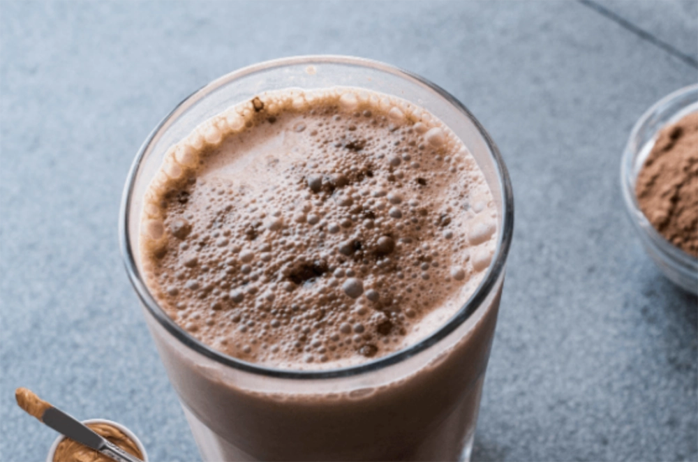 Peanut Butter Protein Shake, Healthy Chocolate Shake, Workout Protein Shake